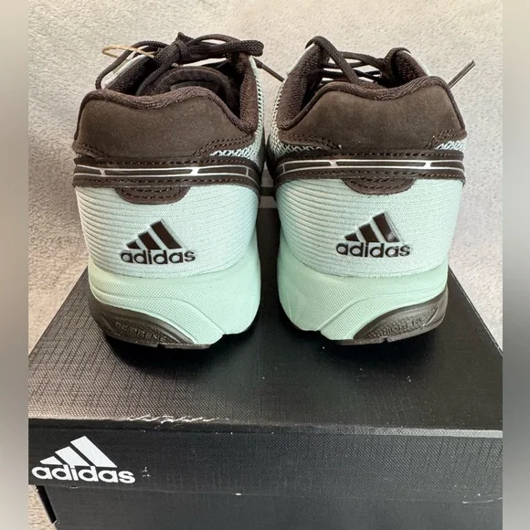 Adidas Women’s Adizero Adios OG Dark Brown Ash Green Sneaker Size 9 - Picture 4 of 9